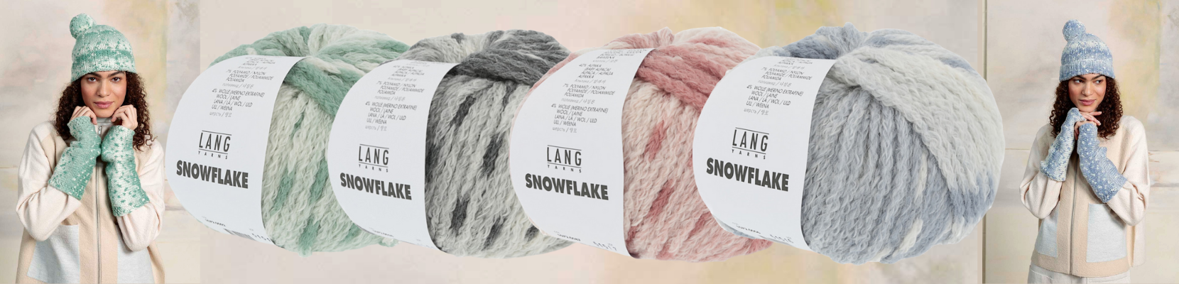 Пряжа Snowflake от бренда Lang Yarns в интернет-магазине klubok.club