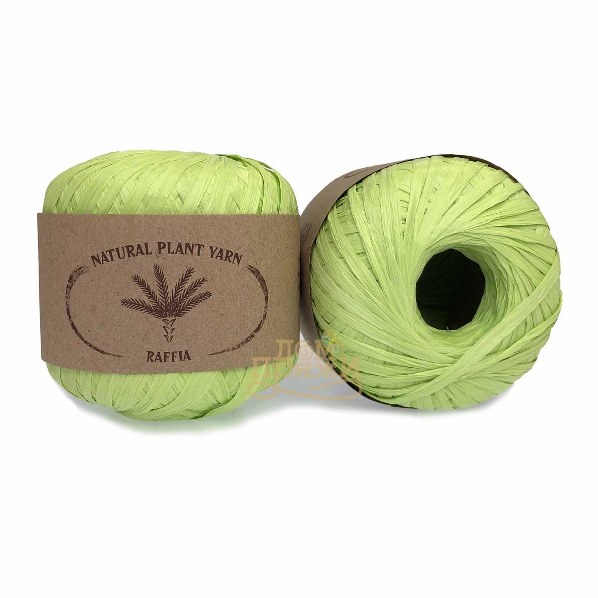 Пряжа Wool sea Raffia Wool sea цвет 026, Салат