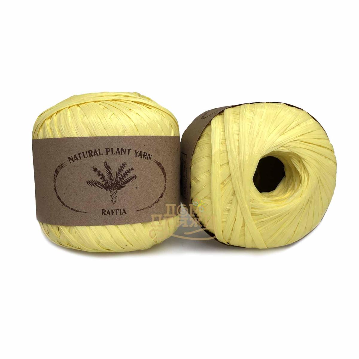 Пряжа Wool sea Raffia Wool sea цвет 030, Лимон