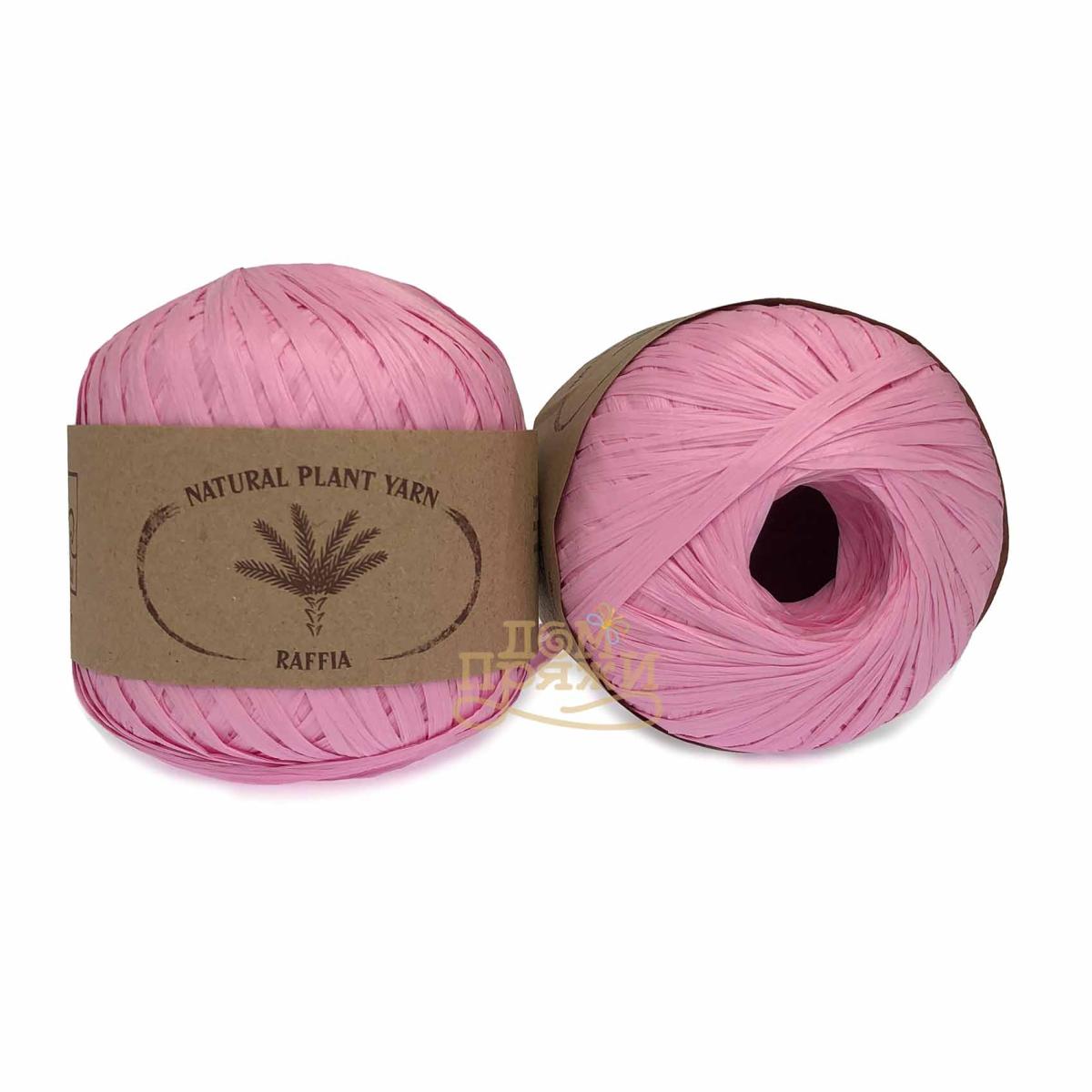 Пряжа Wool sea Raffia Wool sea цвет 056, Розовый