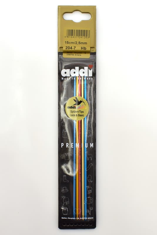 Спицы чулочные, сверхлегкие ADDI COLIBRI, 15 см. 5шт. от Addi - купить по отличной цене!