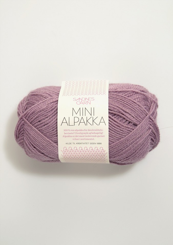 Пряжа Mini Alpakka цвет 4622, Светлый вереск 
