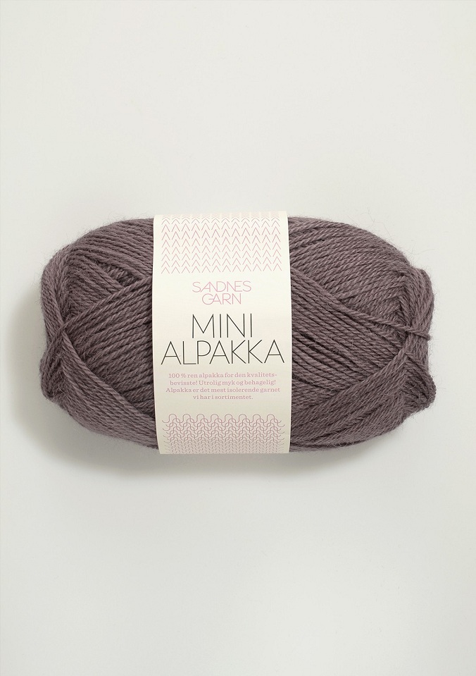 Пряжа Mini Alpakka цвет 4351, Серо - коричневый 