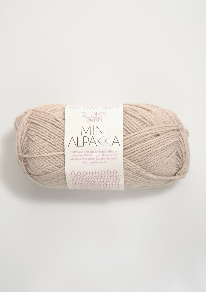 Пряжа Mini Alpakka цвет 2521, Розовый беж 