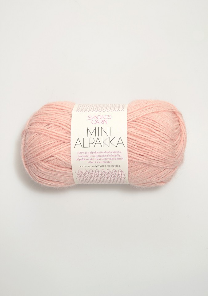 Пряжа Mini Alpakka цвет 4313, Свежий персик 