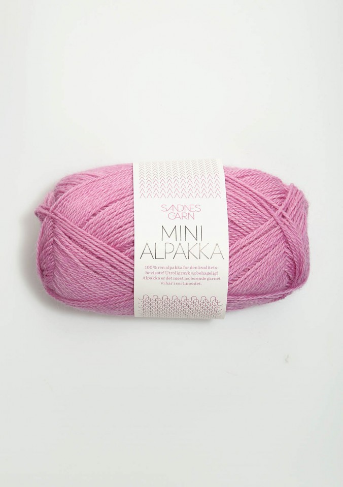 Пряжа Mini Alpakka цвет 4715, Розовый 