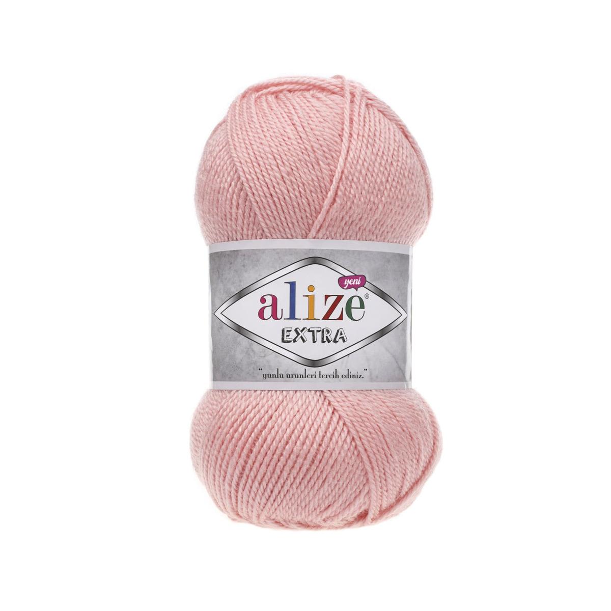 Пряжа Alize Extra цвет 363, Нежно - розовый
