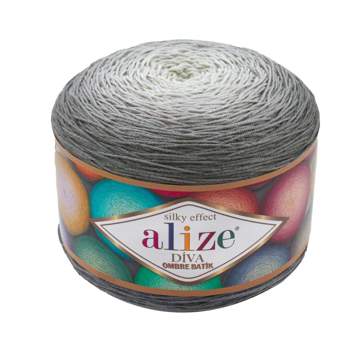 Пряжа Alize Diva Ombre Batik цвет 7380