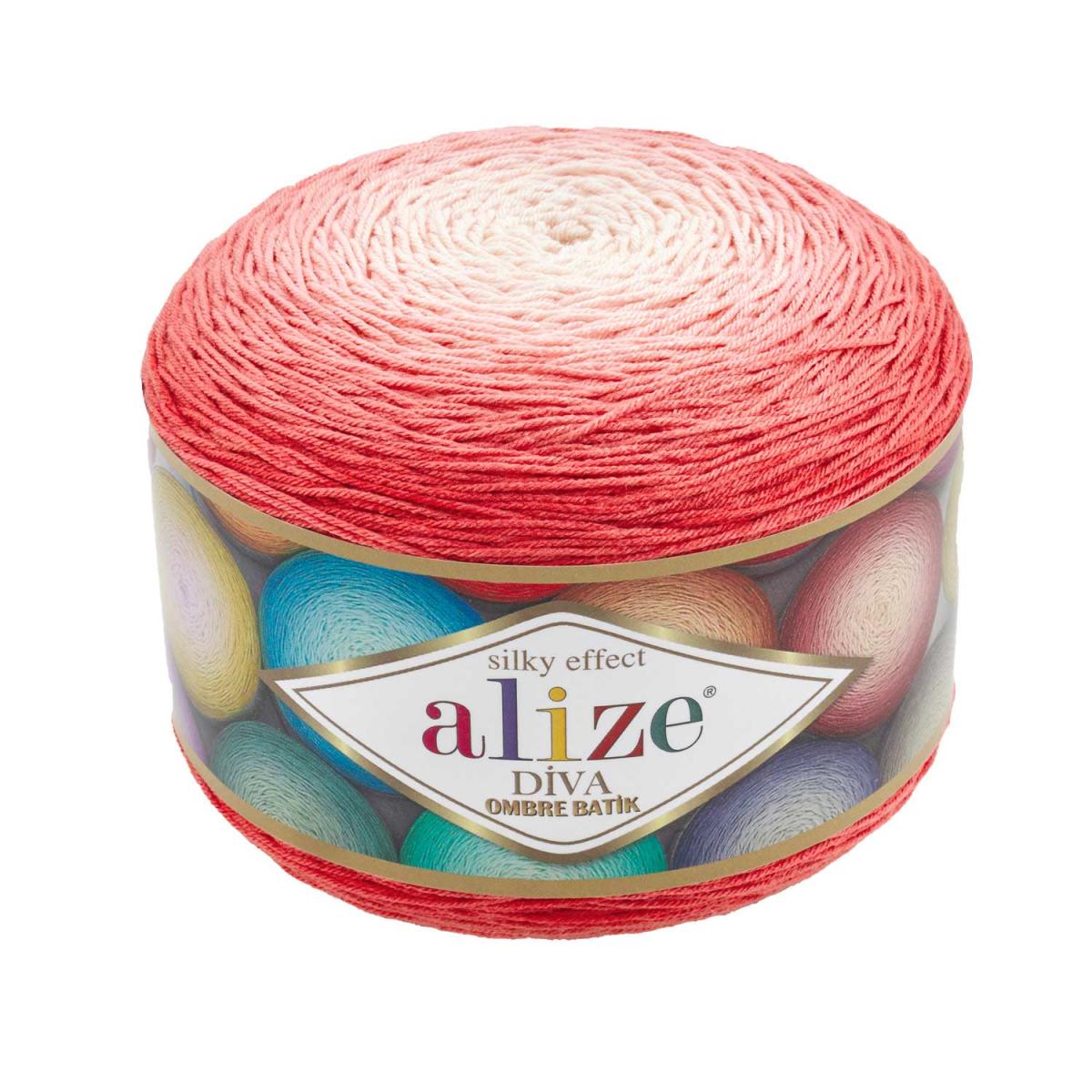 Пряжа Alize Diva Ombre Batik цвет 7381