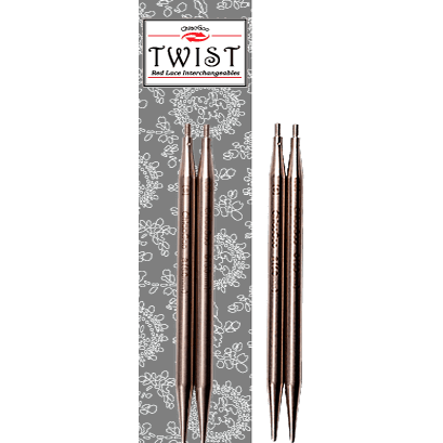 Спицы съемные металлические 10 см. TWIST Lace Tips от ChiaoGoo - купить по отличной цене!