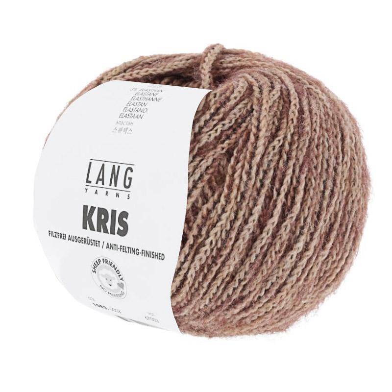 Пряжа Lang Yarns Kris цвет 0005, Миндальный / медный