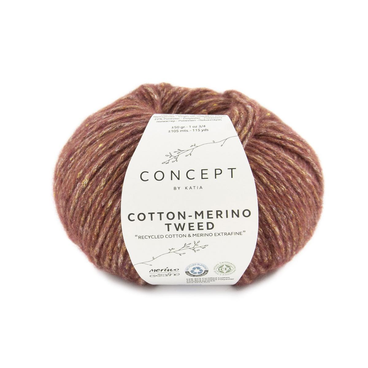 Пряжа Katia Cotton - Merino Tweed (CONCEPT by Katia) 