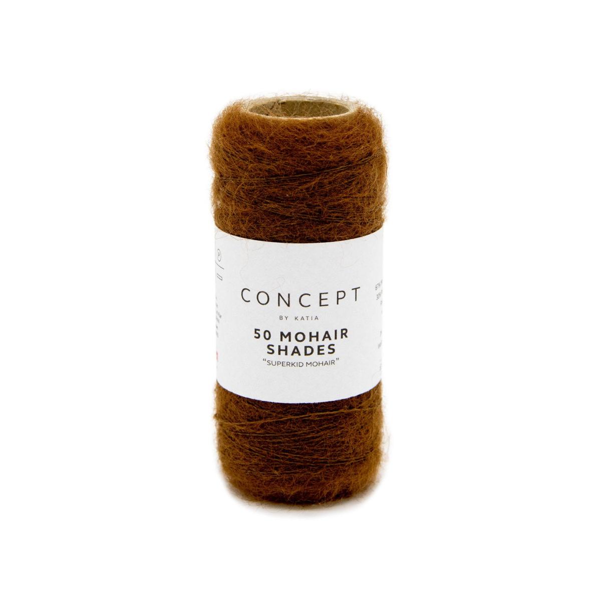 Пряжа Katia Mohair Shades цвет 013, Золотистый | мохер суперкид, шерсть и полиамид