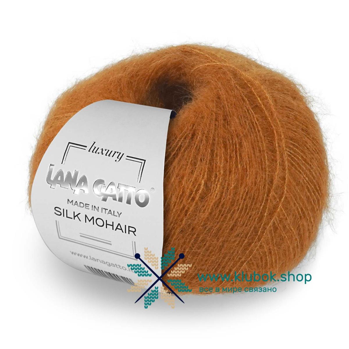 Пряжа Lana Gatto Silk Mohair цвет 14198, Охра
