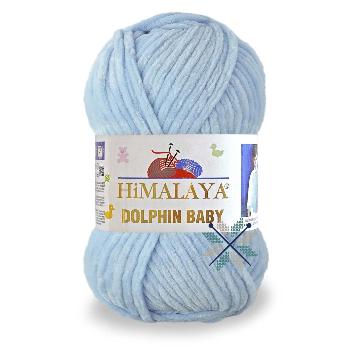 Пряжа HiMALAYA Dolphin Baby цвет 80306, Бледно - голубой