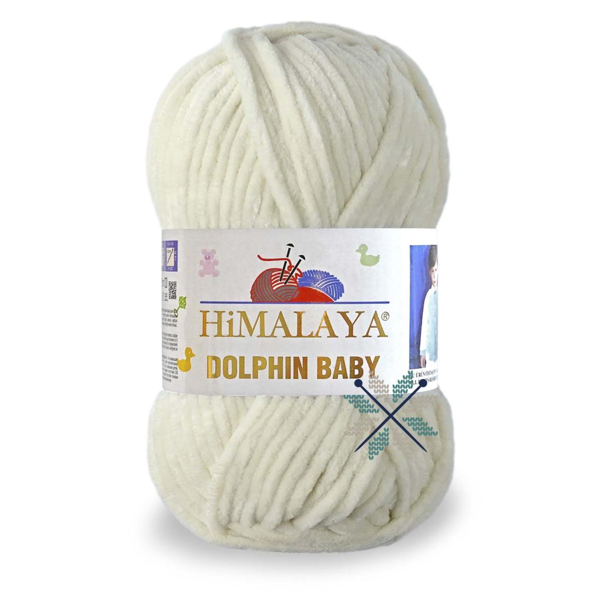 Пряжа HiMALAYA Dolphin Baby цвет 80308, Экрю