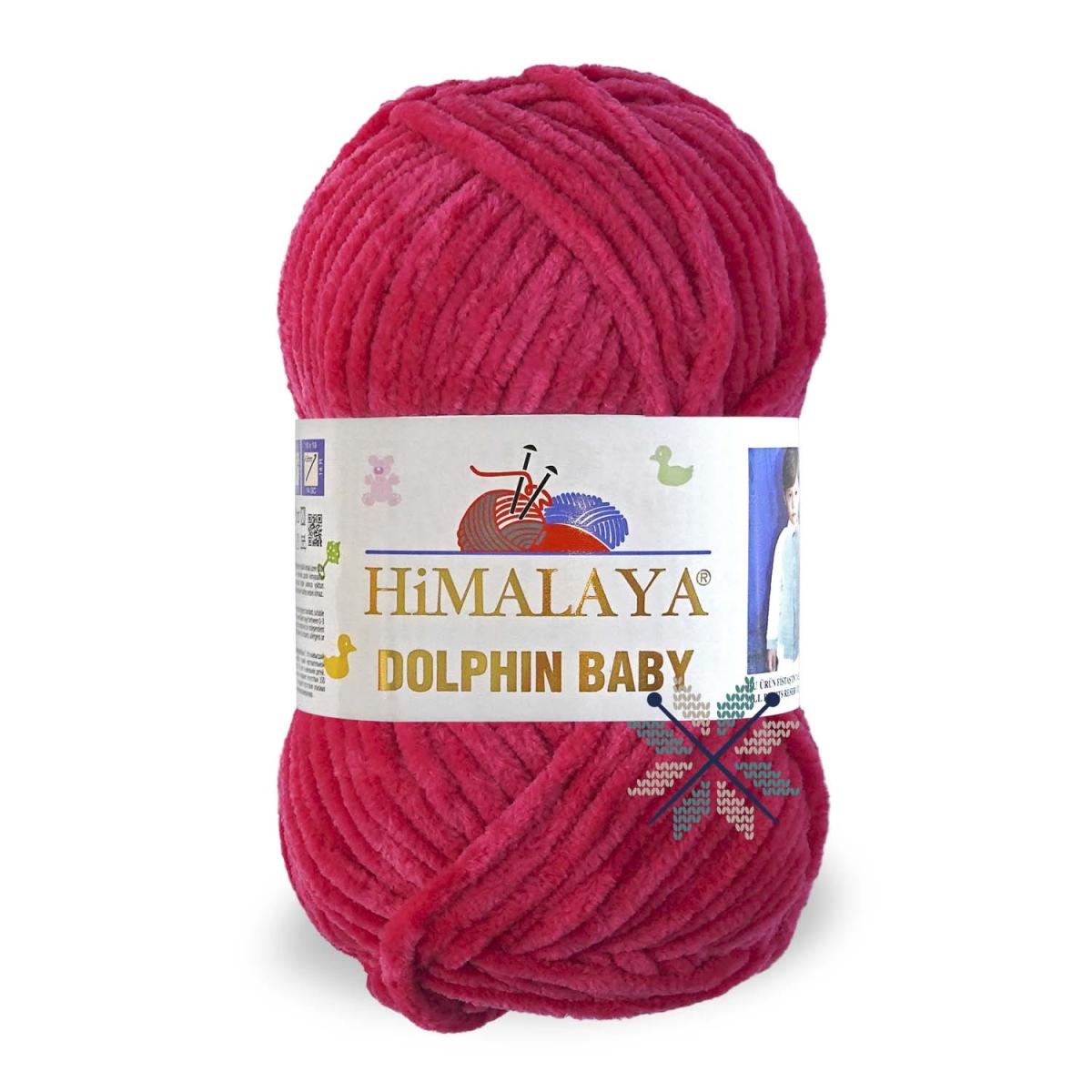 Пряжа HiMALAYA Dolphin Baby цвет 80314, Малиновый