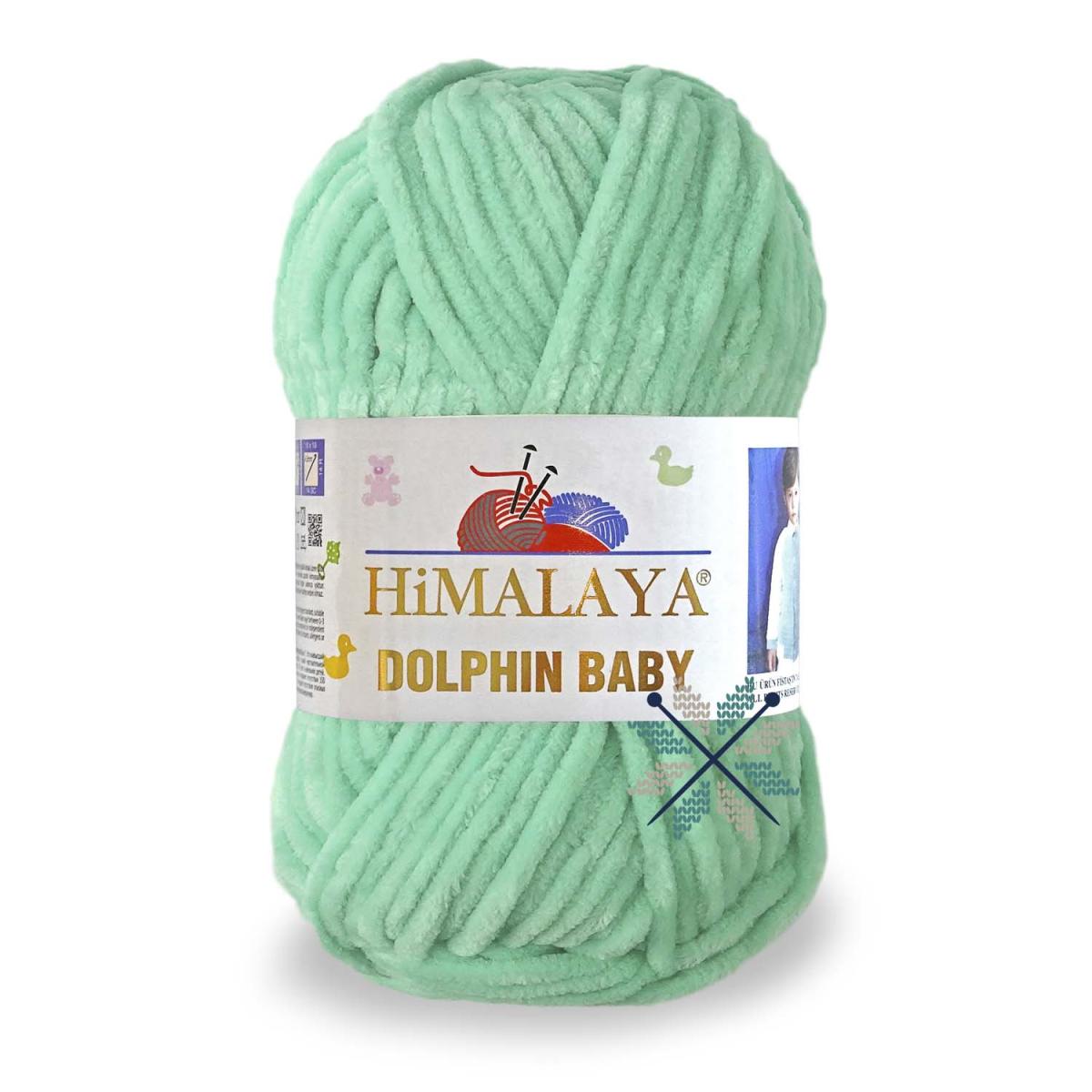 Пряжа HiMALAYA Dolphin Baby цвет 80345, Мята