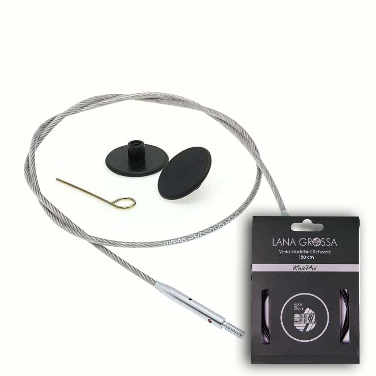 Леска для круговых спиц, сталь, эко упаковка от Lana Grossa - купить по отличной цене!
