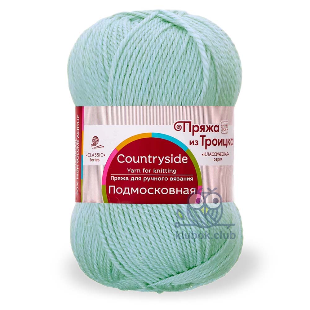 Пряжа Троицкая Подмосковная цвет 71, Талая вода
