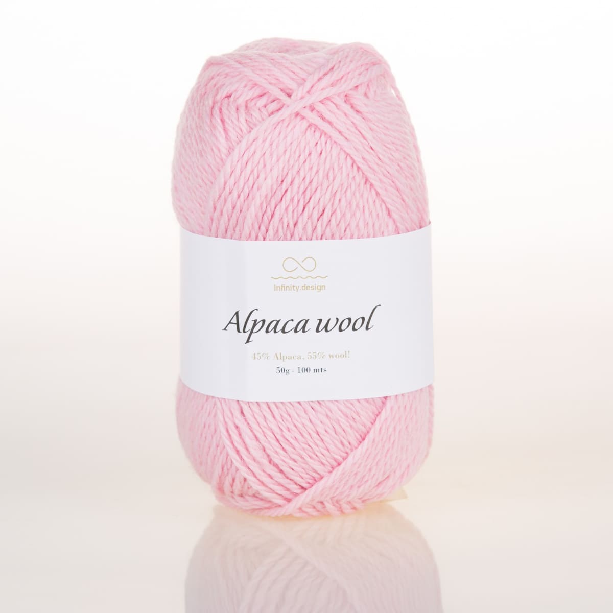 Пряжа Infinity Alpaca Wool цвет 3911, Розовый