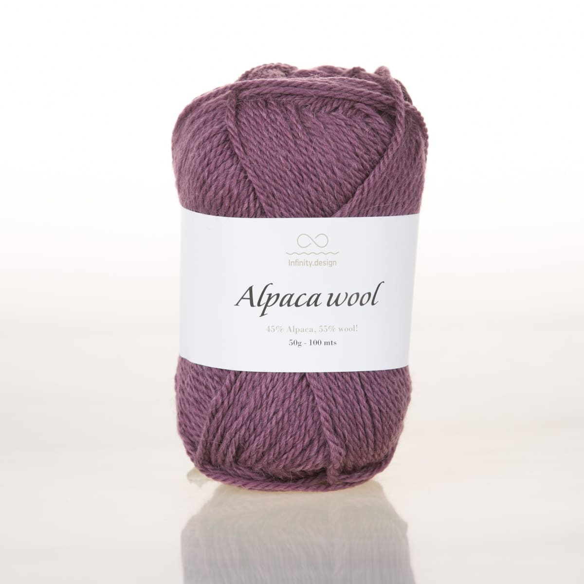 Пряжа Infinity Alpaca Wool цвет 4853, Вереск