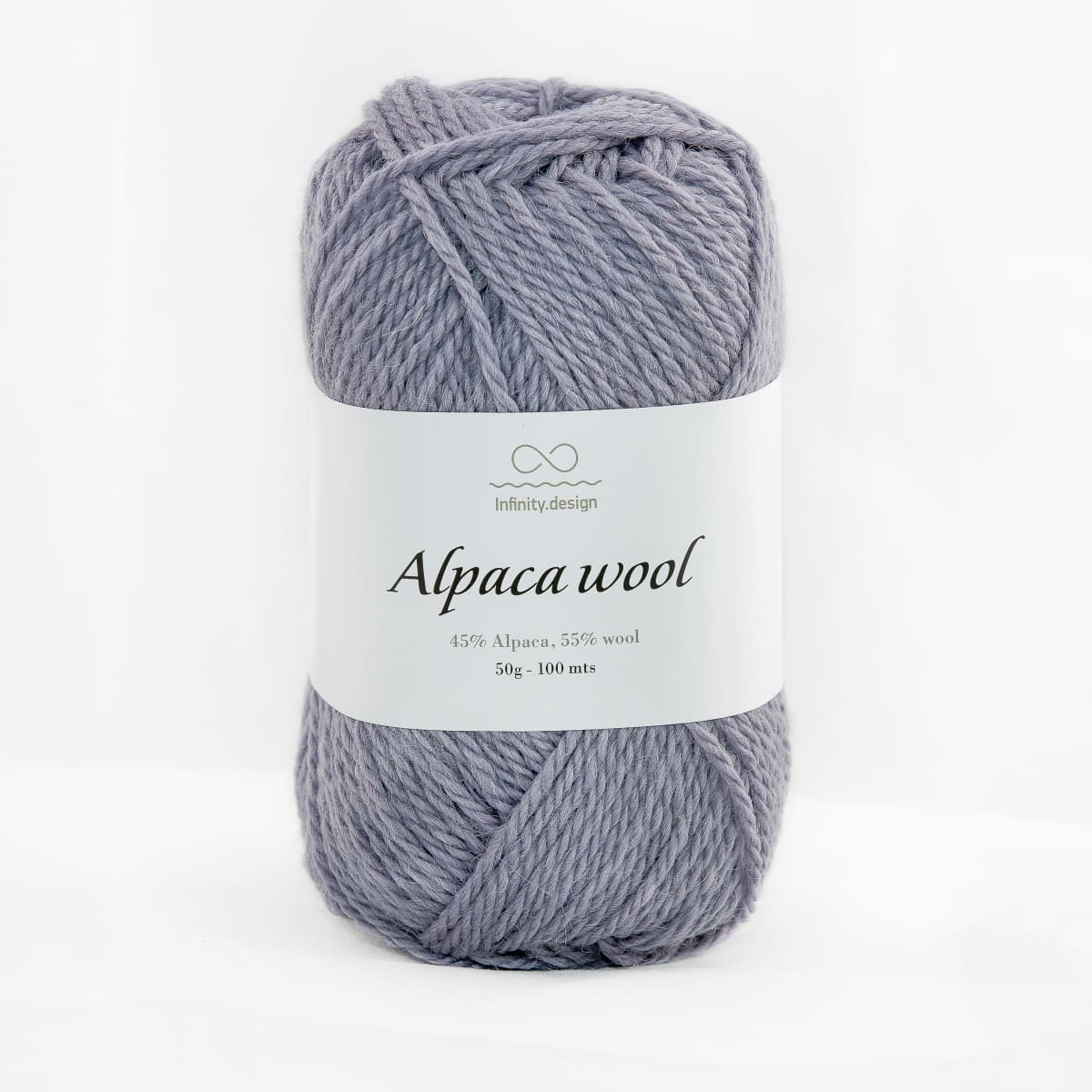 Пряжа Infinity Alpaca Wool цвет 5031, Стальной