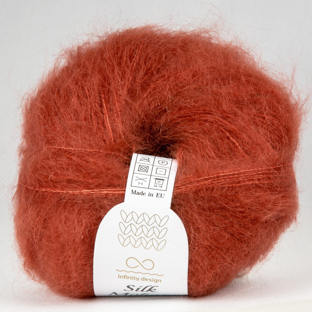 Пряжа Infinity Silk Mohair цвет 3355, Ржавчина