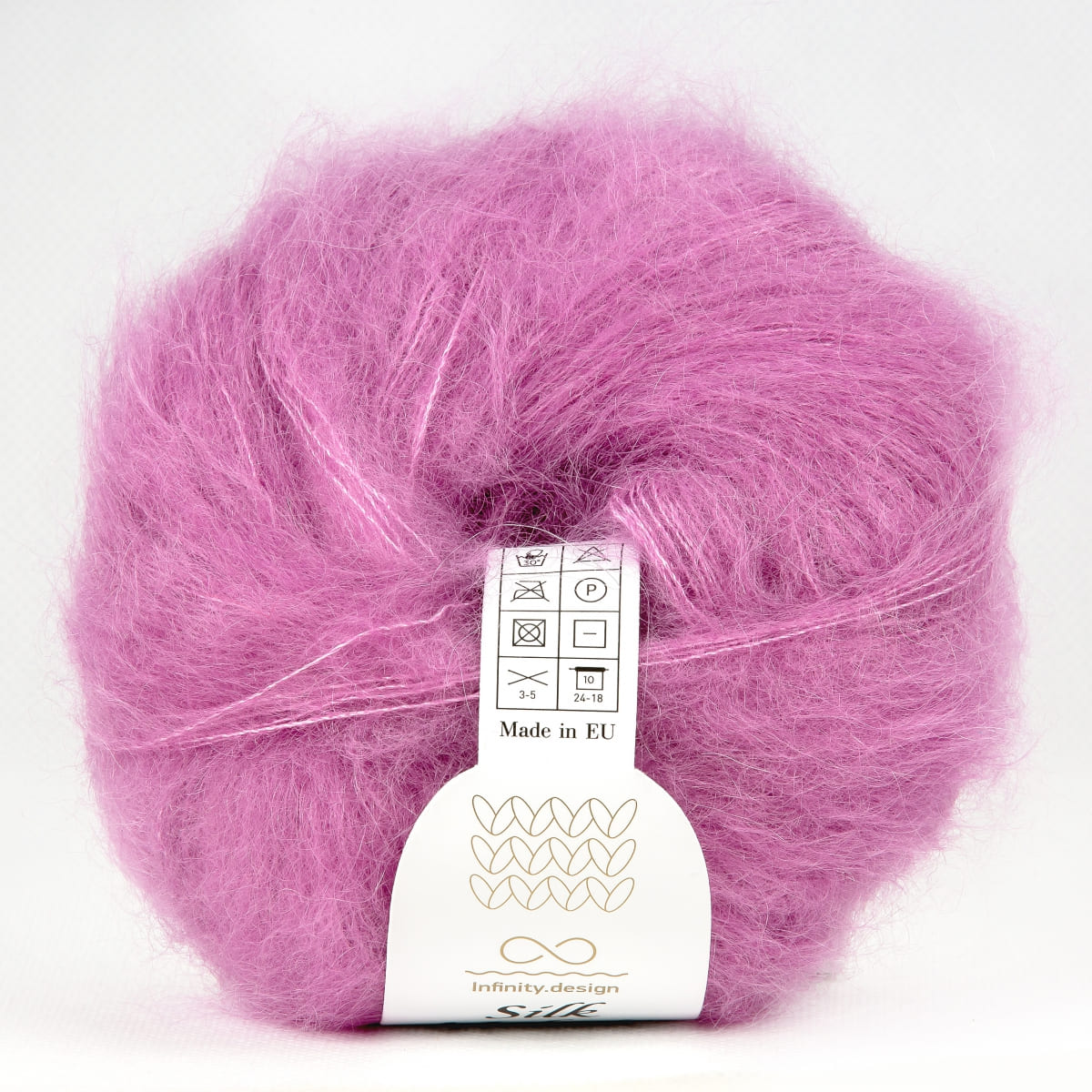 Пряжа Infinity Silk Mohair цвет 5033, Светло - фиолетовый