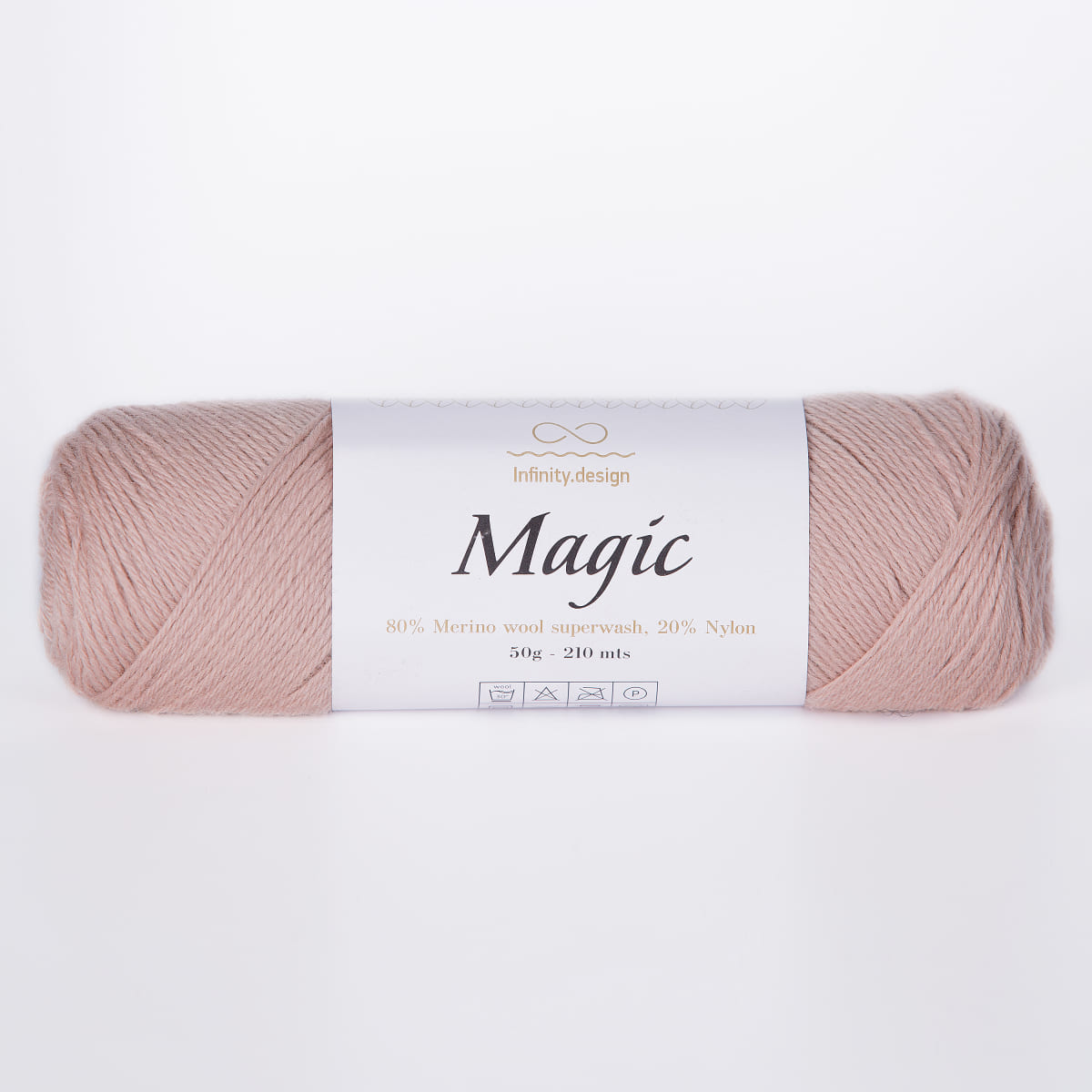 Пряжа Infinity Magic цвет 2650, Розовый беж