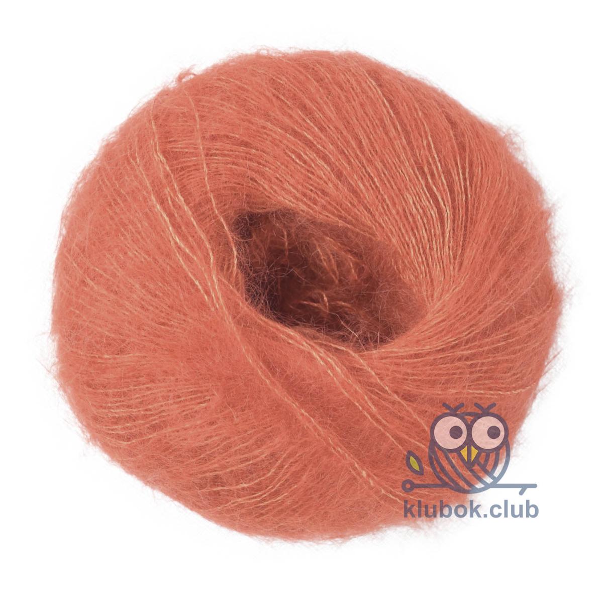 Пряжа Rowan Kidsilk Haze цвет 00596, Кирпично - красный