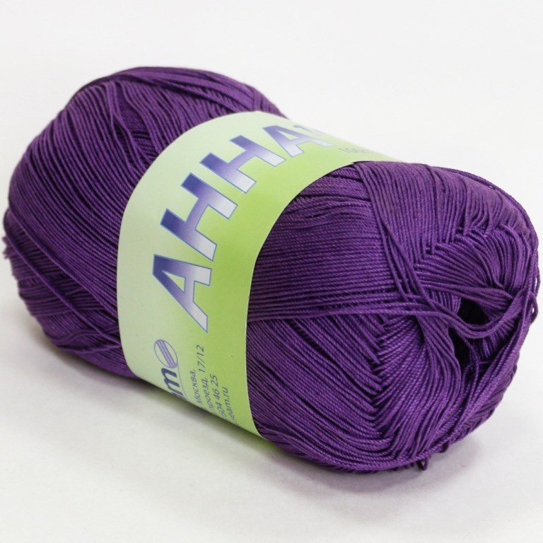 Пряжа Seam Анна 16 цвет 328, Фиолетовый