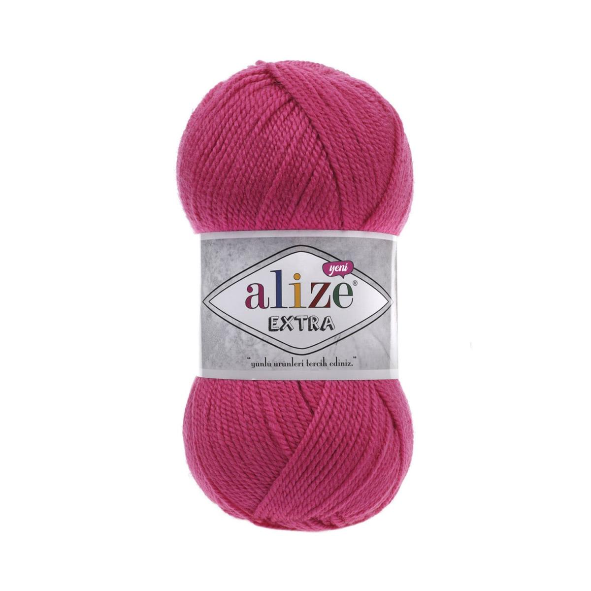 Пряжа Alize Extra цвет 149, Розовый гибискус