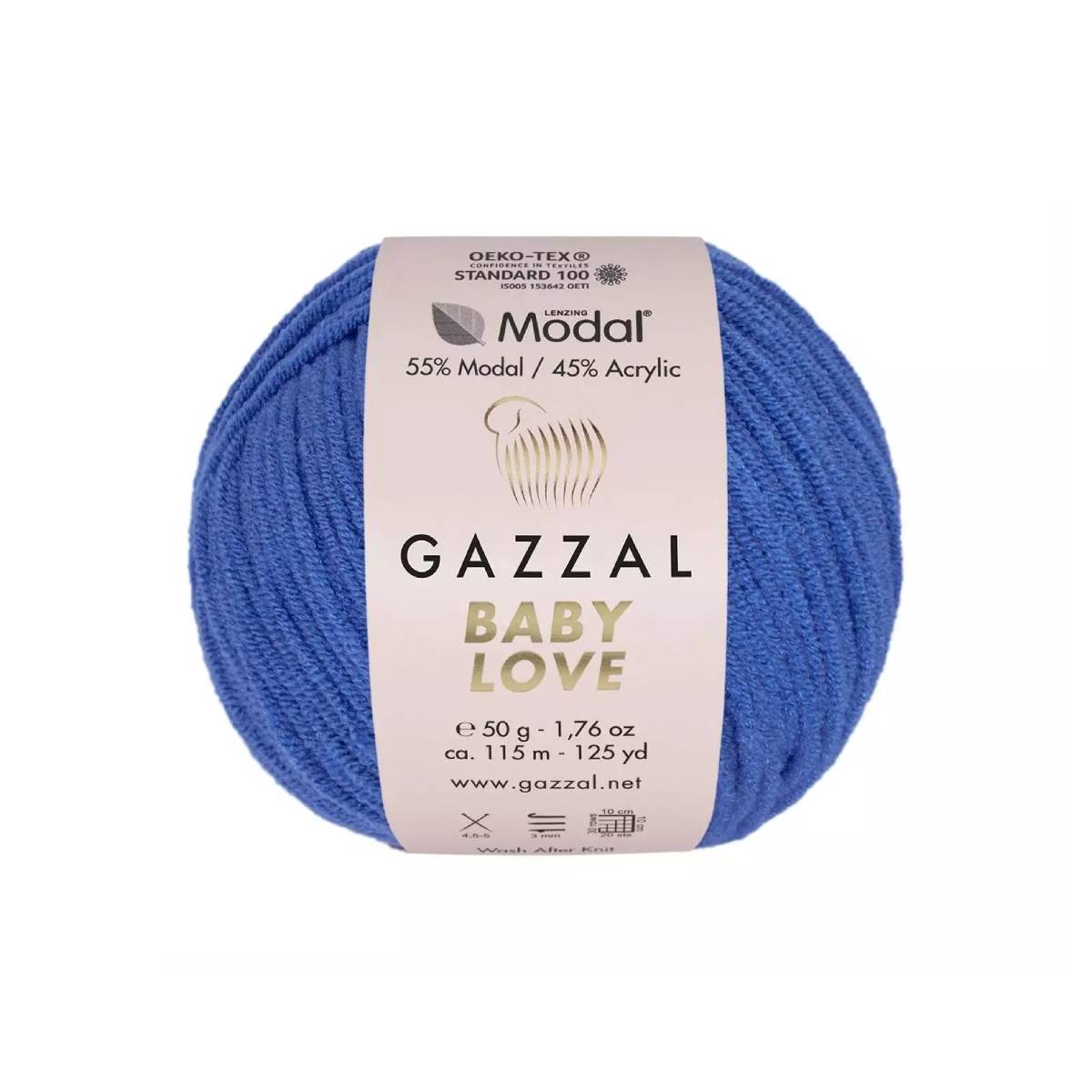 Пряжа Gazzal Baby Love цвет 1636, Лесной колокольчик