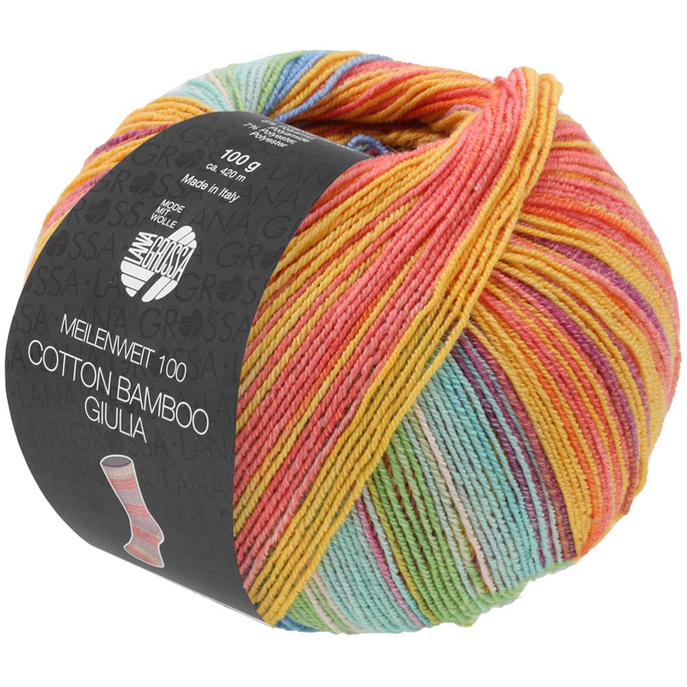 Пряжа Meilenweit 100 Cotton Bamboo Giulia 
