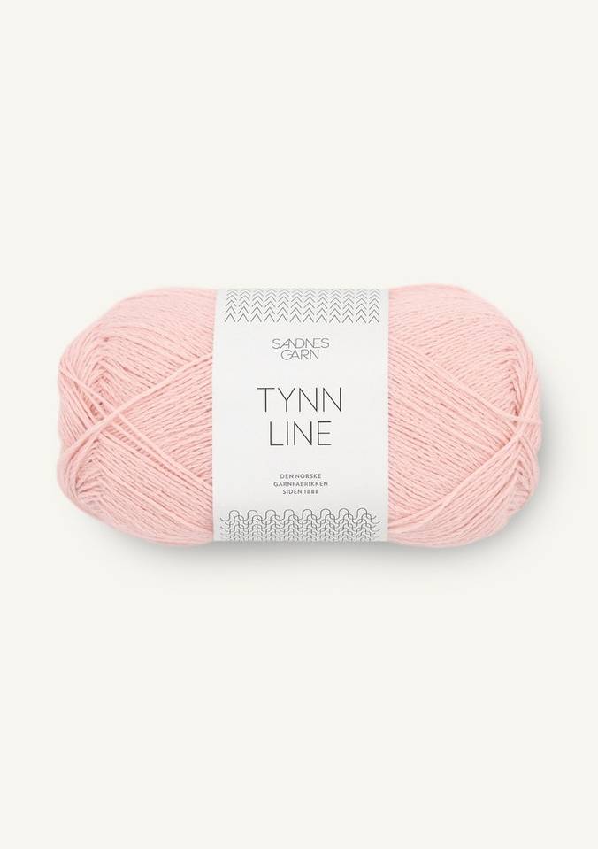 Пряжа Tynn Line цвет 4002, Lys Ferskenblomst 