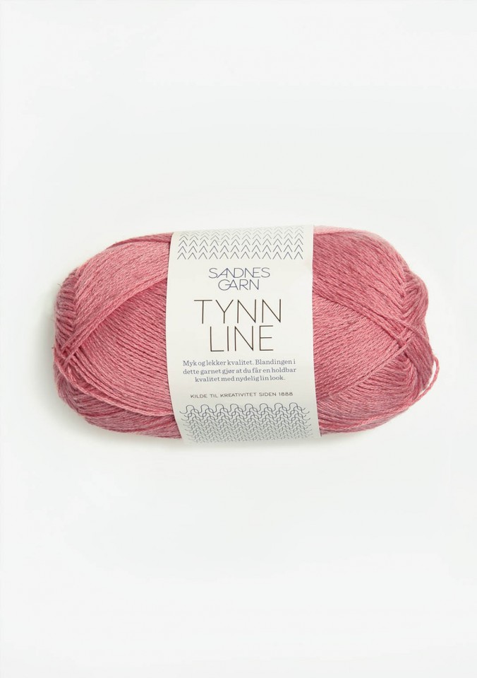 Пряжа Tynn Line цвет 4323, Rosa 