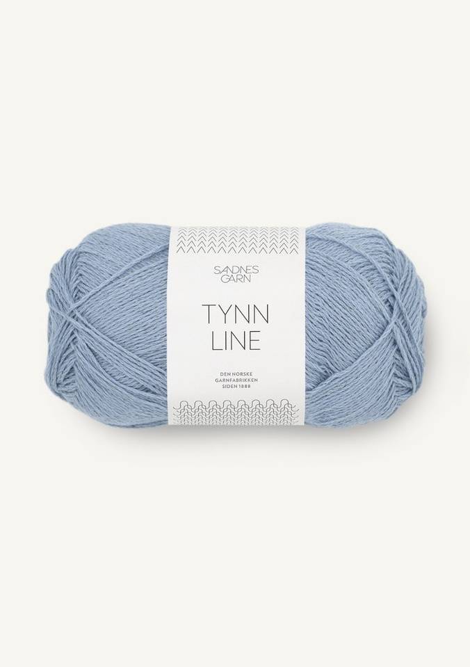 Пряжа Tynn Line цвет 6032, Bla Hortensia 