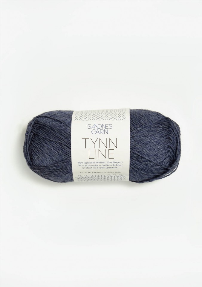 Пряжа Tynn Line цвет 6061, Mork Blagra 
