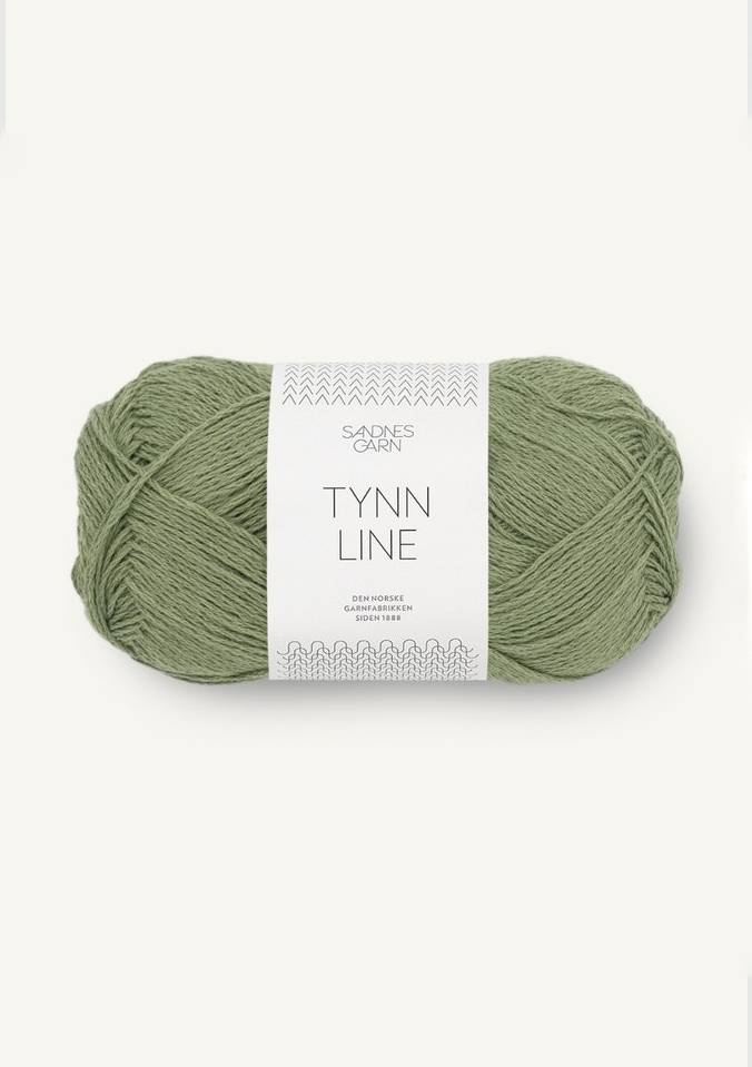 Пряжа Tynn Line цвет 9062, Olivengronn 