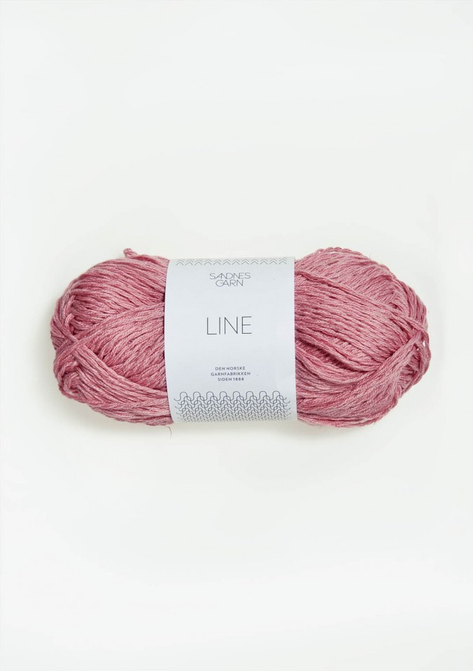 Пряжа Line цвет 4323, Rosa 