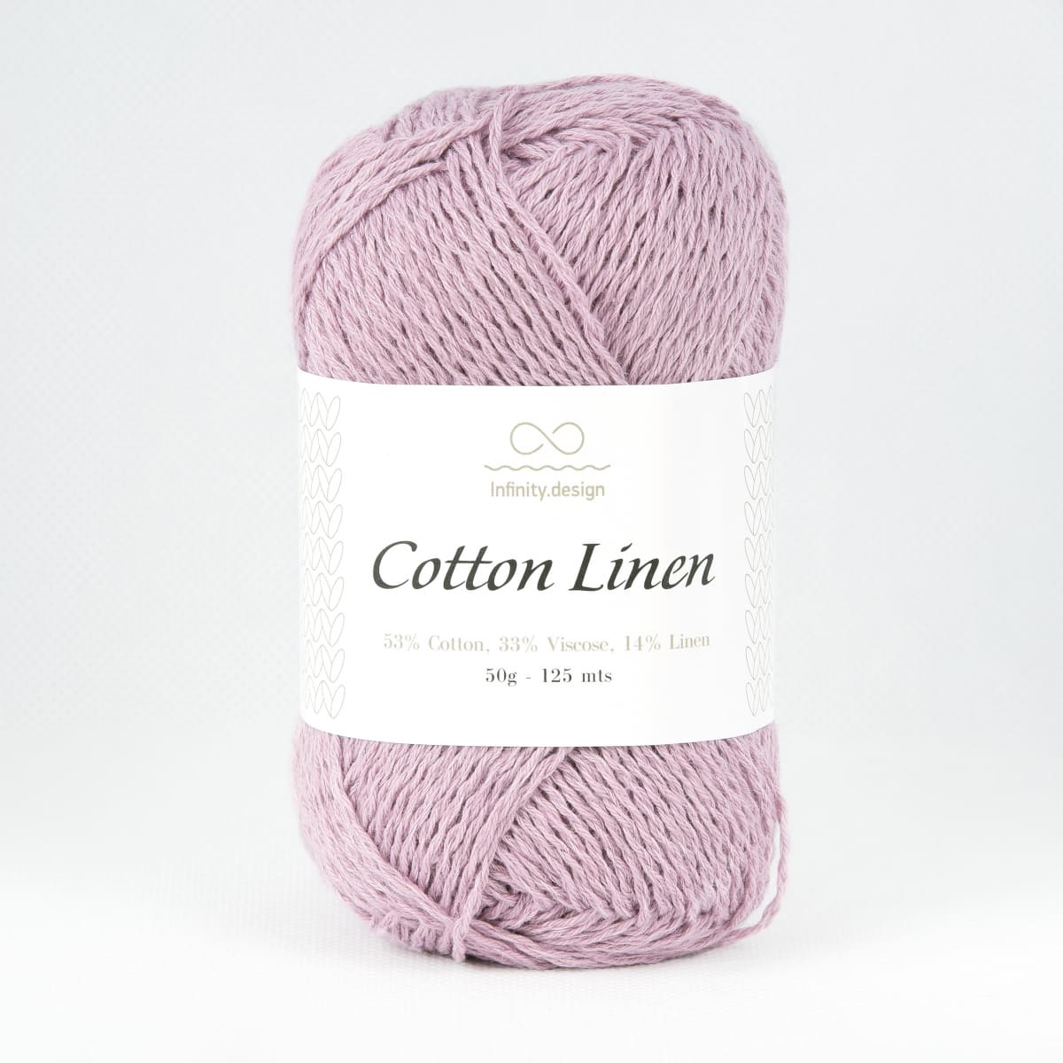 Пряжа Infinity Cotton Linen цвет 4642, Light Heather