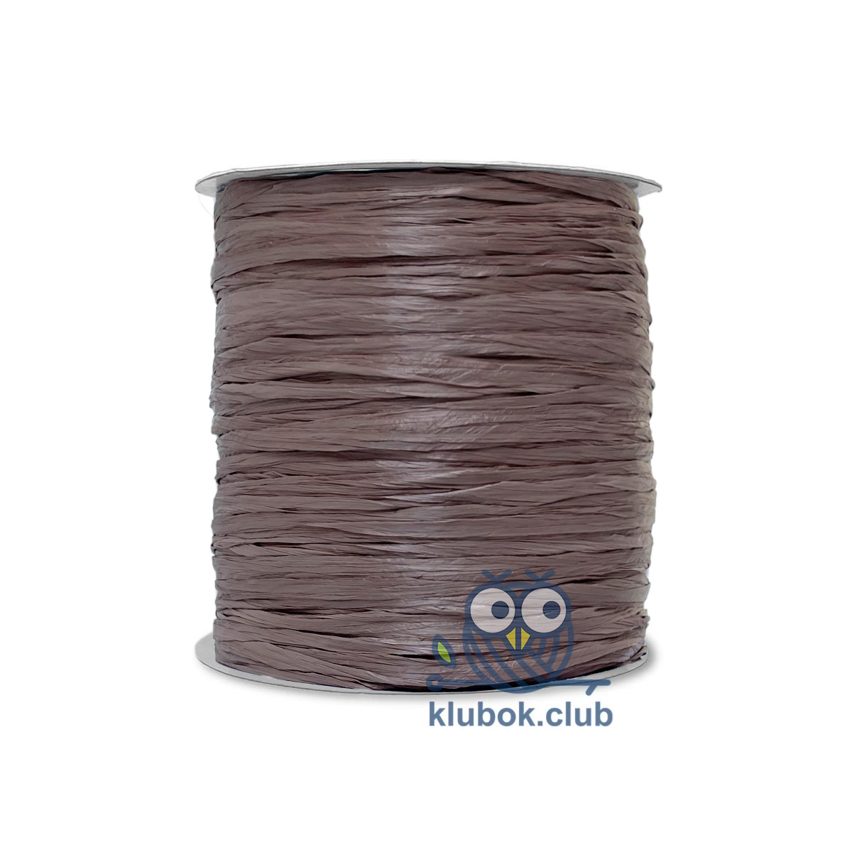 Пряжа рафия Wellmay Raffia Ispie цвет D16, Soft Fudge (Помадка)