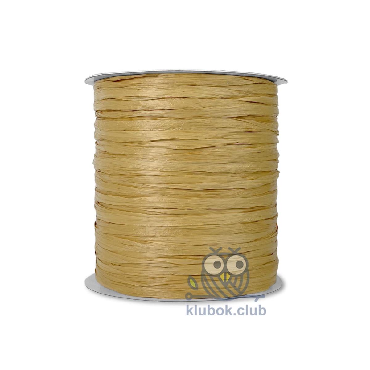 Пряжа рафия Wellmay Raffia Ispie цвет D42, Ginger (Имбирь)