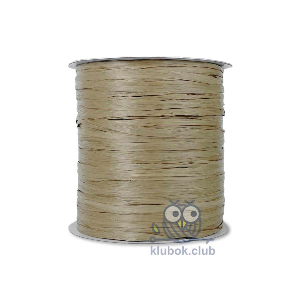 Пряжа рафия Wellmay Raffia Ispie цвет D43, Sandalwood (Сандаловое дерево)