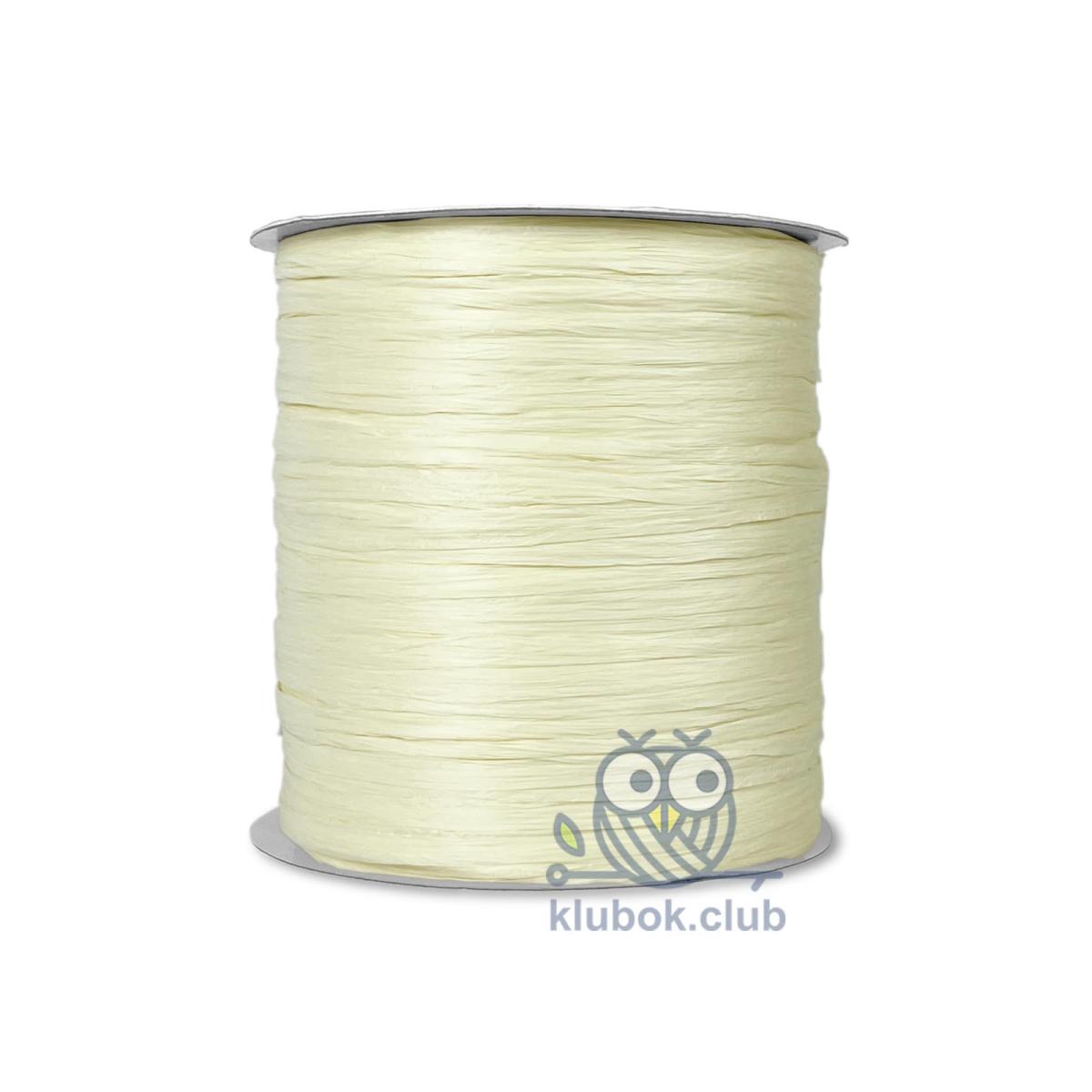 Пряжа рафия Wellmay Raffia Ispie цвет 7490505, Экрю