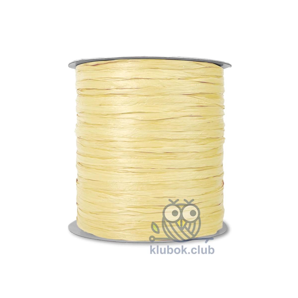 Пряжа рафия Wellmay Raffia Ispie цвет 7492401, Oatmeal (Овсянка)