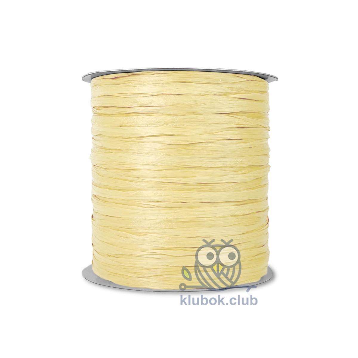 Пряжа рафия Wellmay Raffia Ispie цвет 7492401, Oatmeal, Овсянка купить в klubok.club