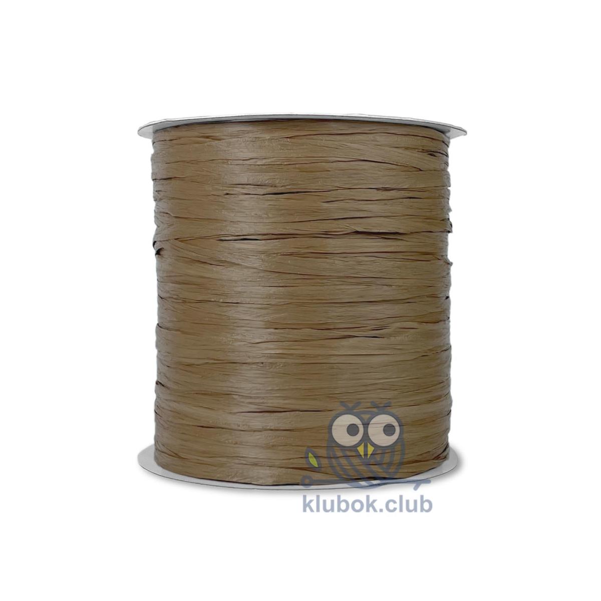 Пряжа рафия Wellmay Raffia Ispie цвет 7499201, Timber (Древесный)