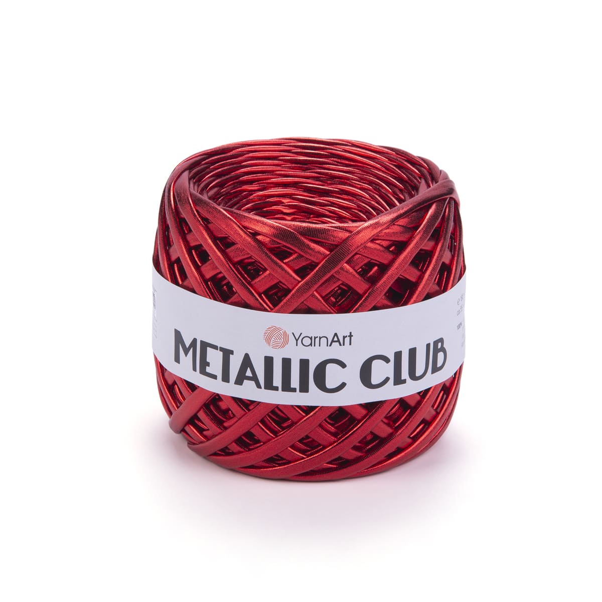Пряжа Metallic Club от YarnArt цвет 8112, Красный металлик